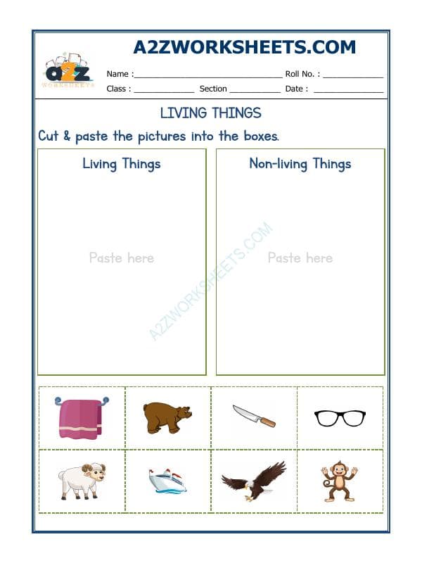 A2ZWorksheets:Science-Plants and Living Organisms-Living Things-06