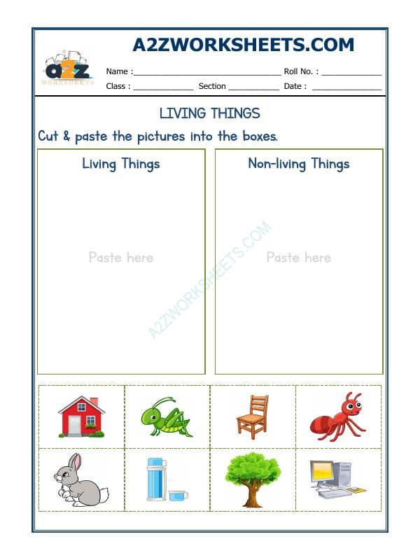 A2ZWorksheets:Science-Plants and Living Organisms-Living Things-08