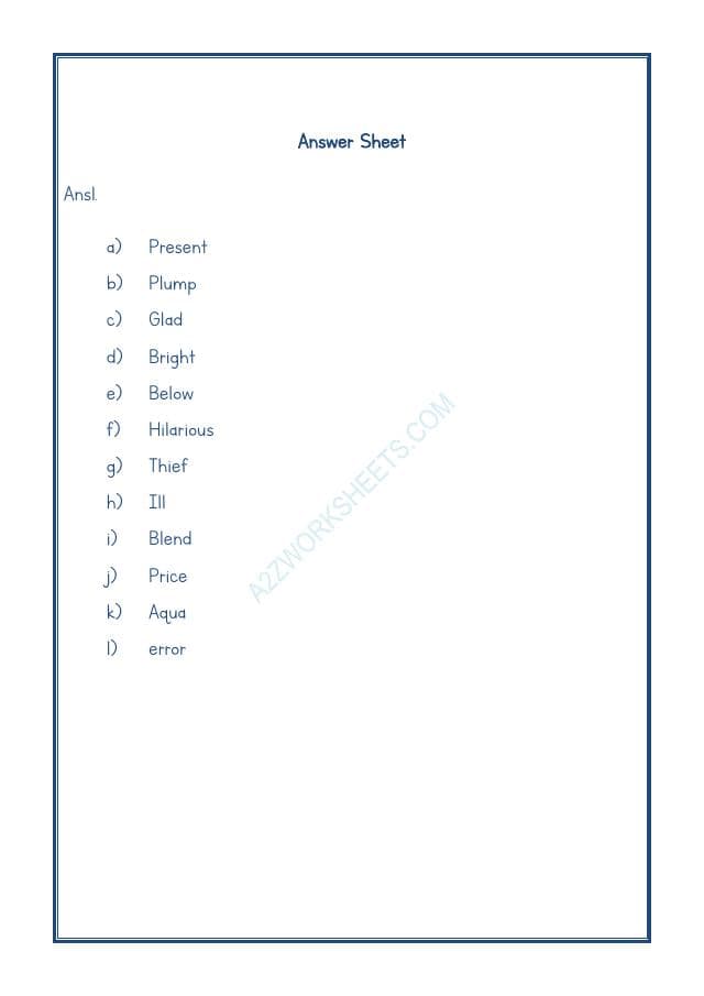 A2ZWorksheets:English-Grammar-Synonyms-04