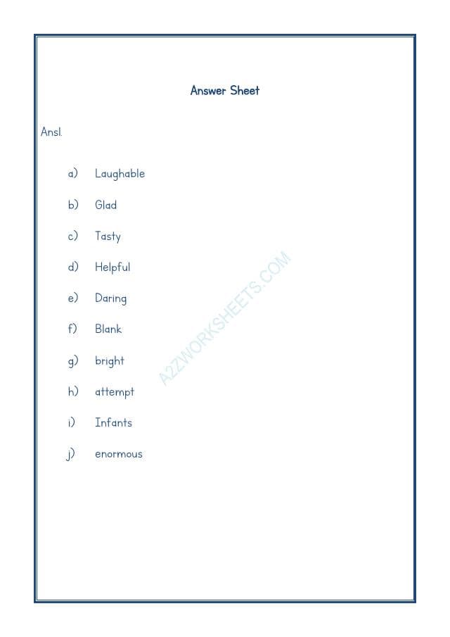 A2ZWorksheets:English-Grammar-Synonyms-07