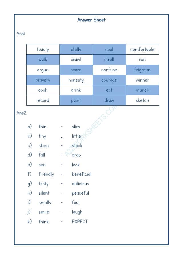 A2ZWorksheets:English-Grammar-Synonyms-08