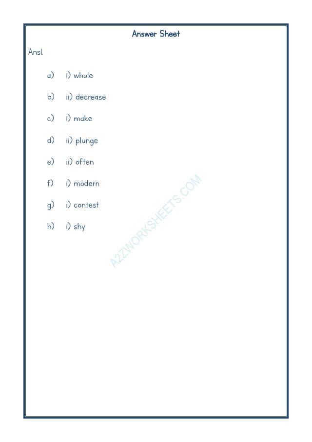 A2ZWorksheets:English-Grammar-Synonyms-01