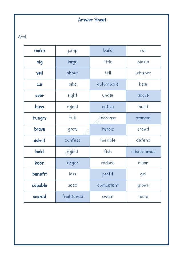 A2ZWorksheets:English-Grammar-Synonyms-05