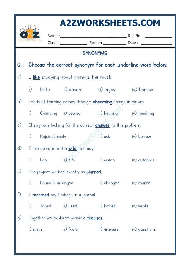 Synonyms-06