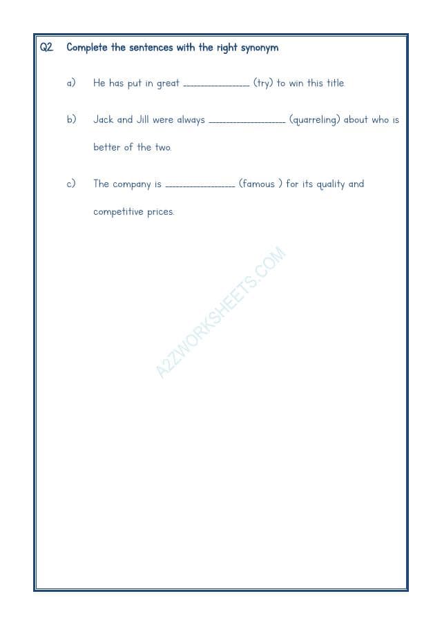 A2ZWorksheets:English-Grammar-Synonyms-07