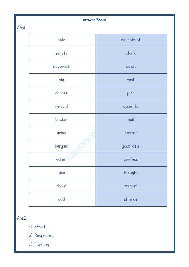 A2ZWorksheets:English-Grammar-Synonyms-07