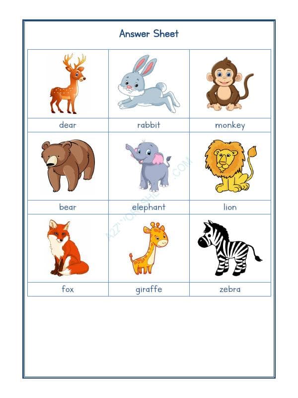 A2ZWorksheets:Science-Animals-Animals Kingdom-05