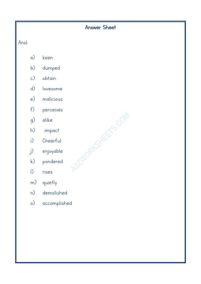 A2ZWorksheets:English-Grammar-Synonyms-01