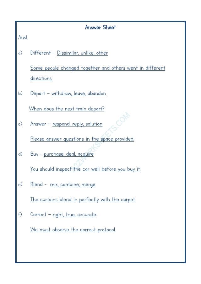 A2ZWorksheets:English-Grammar-Synonyms-06