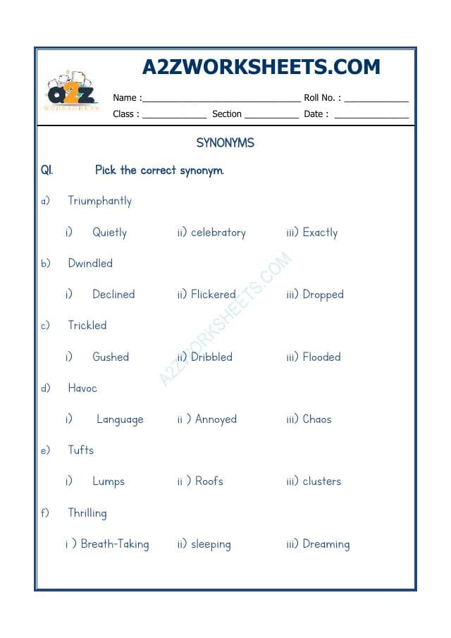Synonyms-10