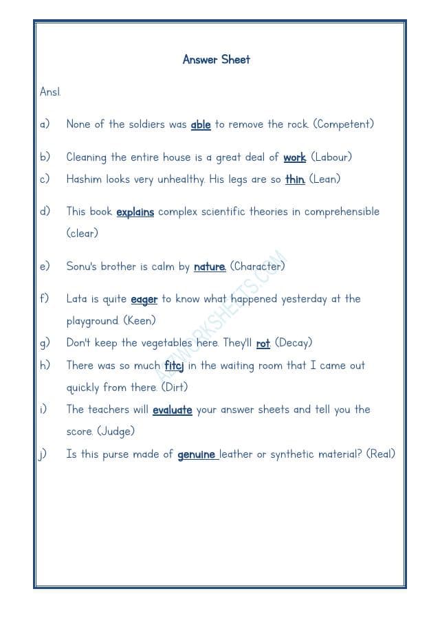 A2ZWorksheets:English-Grammar-Synonyms-01