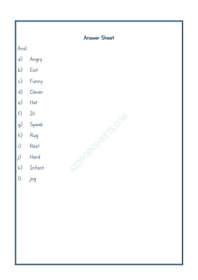 A2ZWorksheets:English-Grammar-Synonyms-06