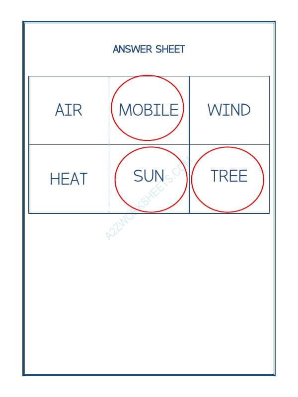 A2ZWorksheets:Science-Humans-Our Sense Organs-04