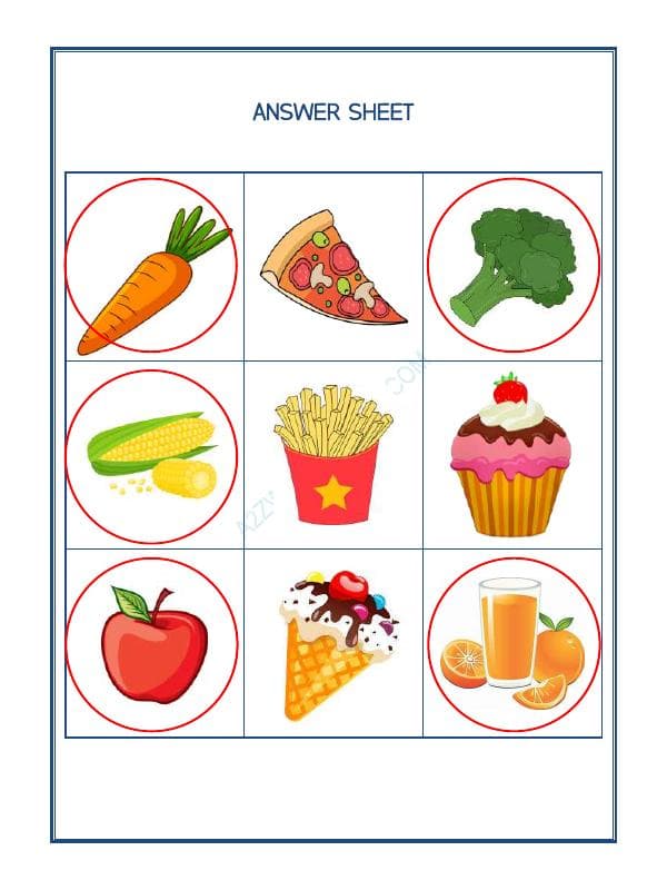 A2ZWorksheets:Science-Basic Necessities-Food Habits-01