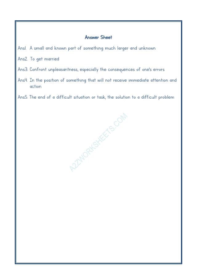 A2ZWorksheets:English-Reading-Idioms And Phrases-05
