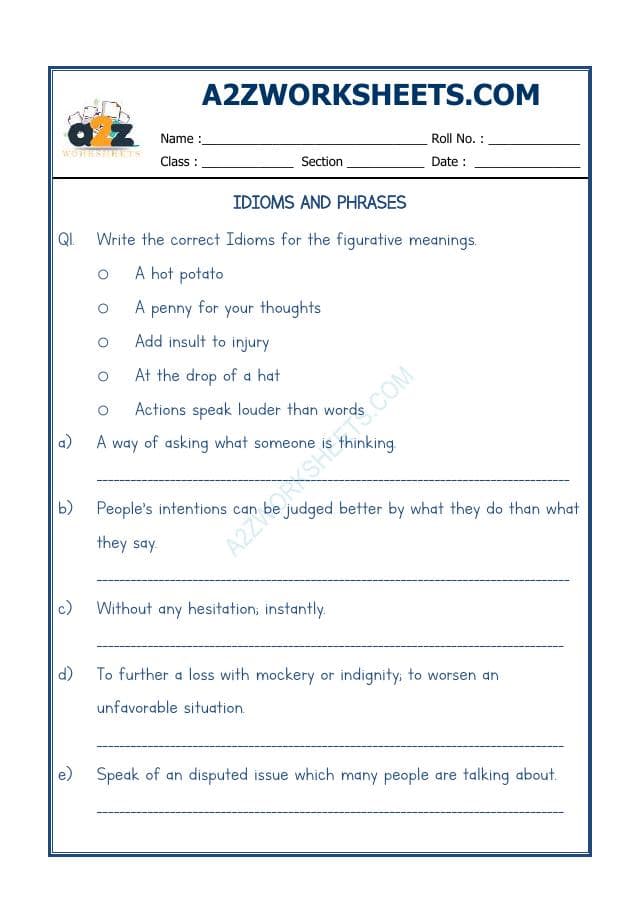 Idioms And Phrases-10