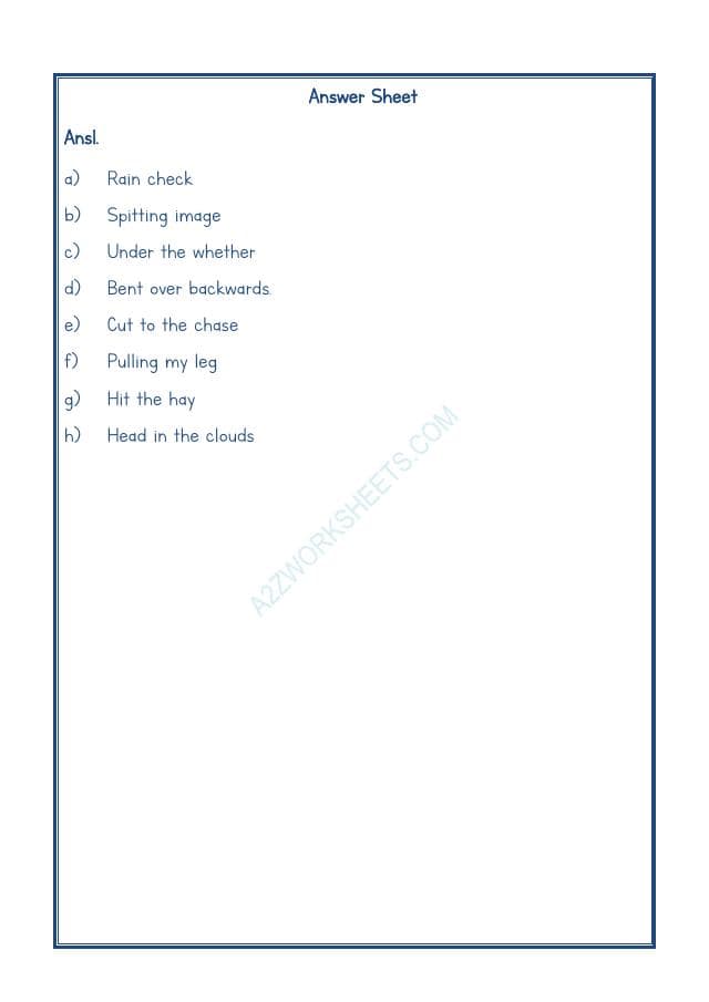 A2ZWorksheets:English-Reading-Idioms And Phrases-07