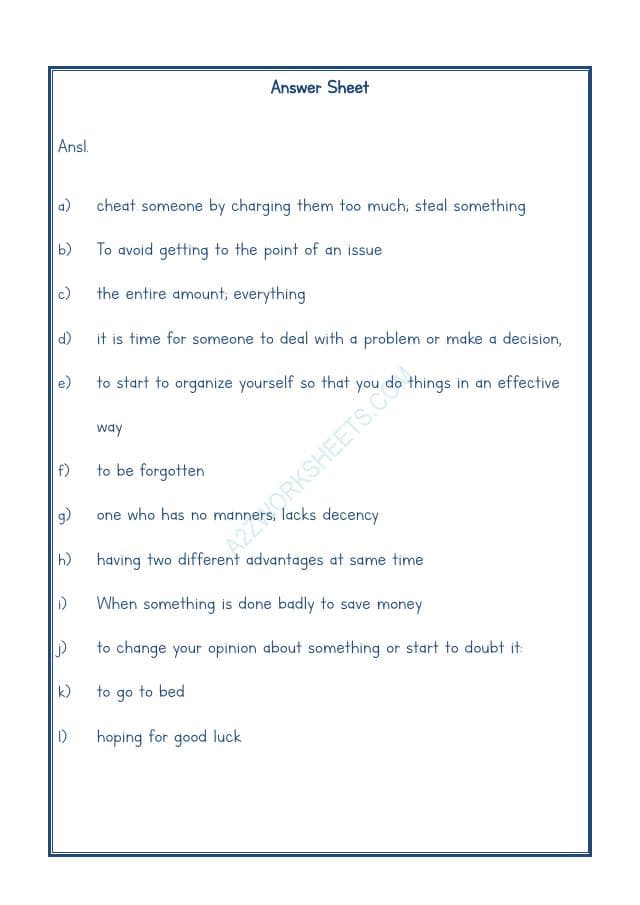 A2ZWorksheets:English-Reading-Idioms And Phrases-09