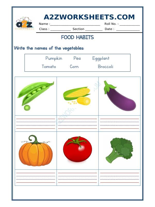 A2ZWorksheets:Science-Basic Necessities-Food Habits-03
