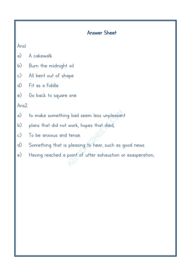 A2ZWorksheets:English-Reading-Idioms And Phrases-10