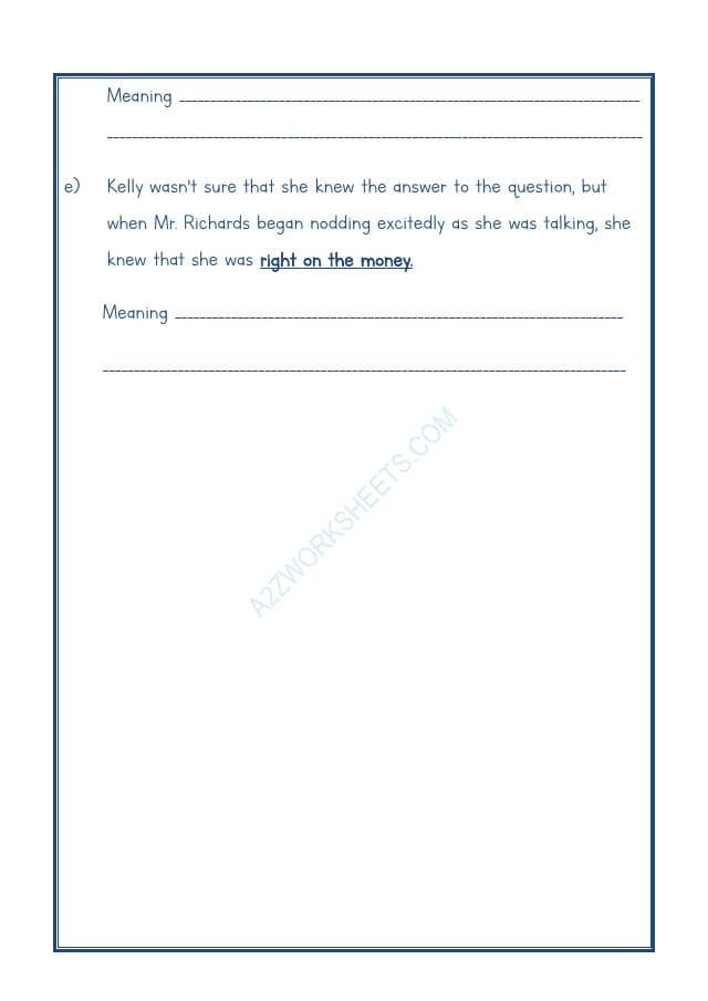 A2ZWorksheets:English-Reading-Idioms And Phrases-05