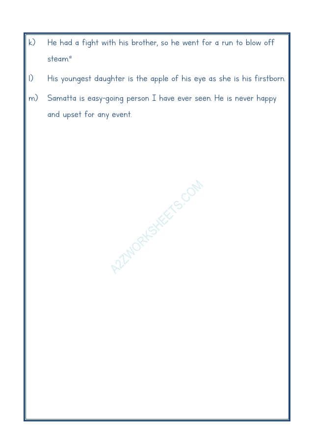 A2ZWorksheets:English-Reading-Idioms And Phrases-09
