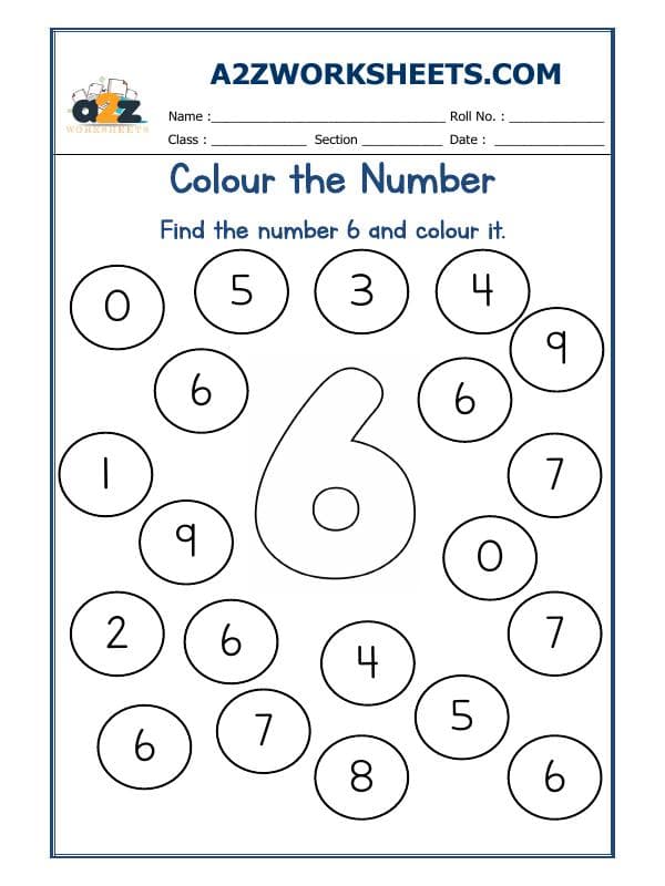 Colour The Number-07