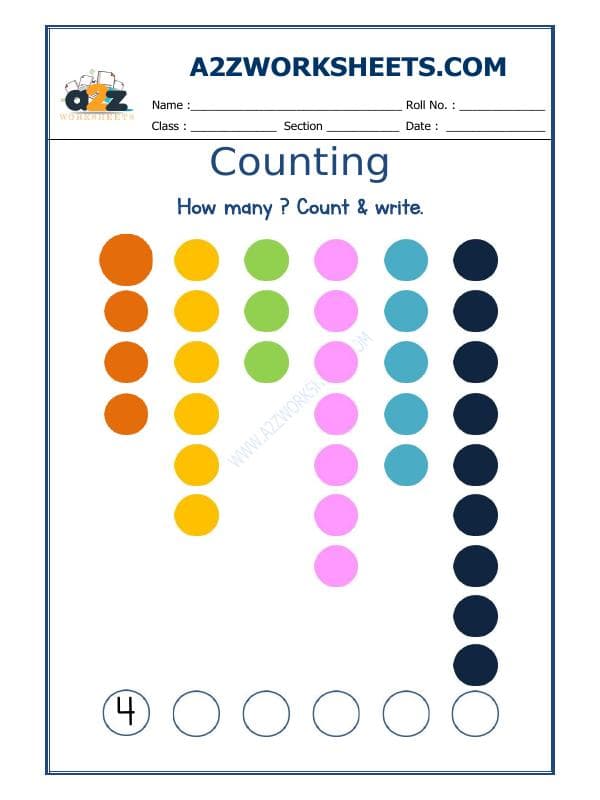 A2ZWorksheets:Maths-Numbers-Count And Write-01
