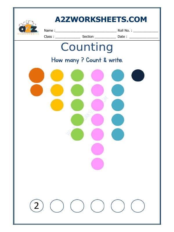 A2ZWorksheets:Maths-Numbers-Count And Write-04