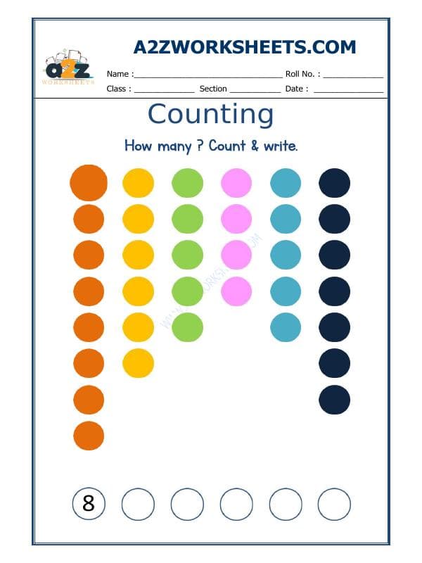 A2ZWorksheets:Maths-Numbers-Count And Write-05