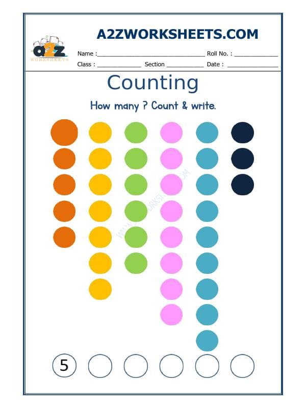 A2ZWorksheets:Maths-Numbers-Count And Write-06
