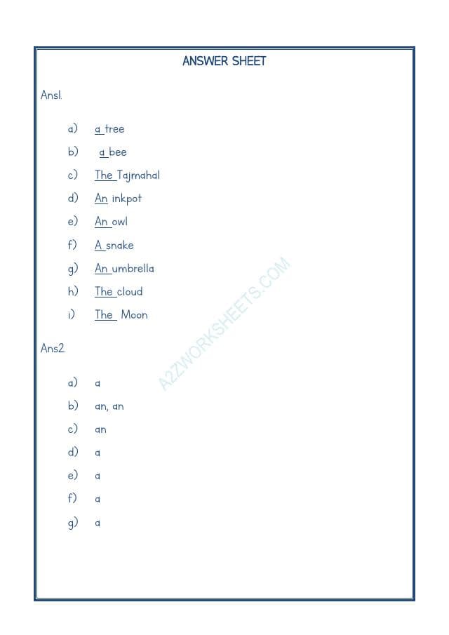A2ZWorksheets:English-Grammar-Articles-01