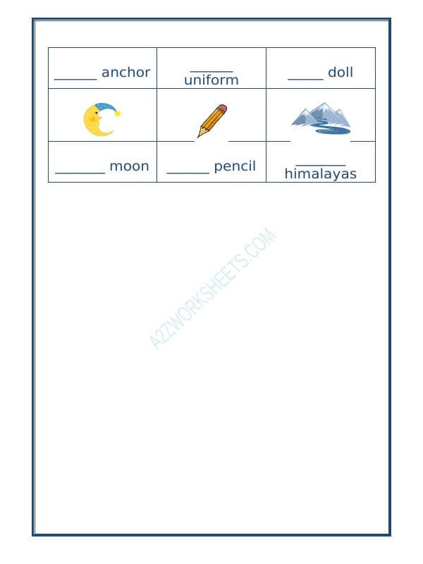 A2ZWorksheets:English-Grammar-Articles-03