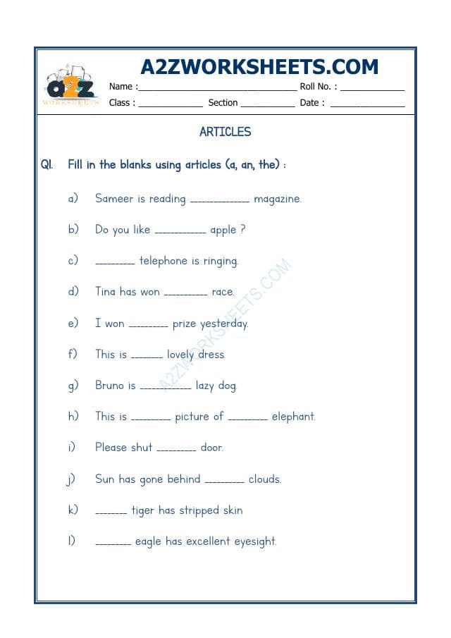 A2ZWorksheets:English-Grammar-Articles-07