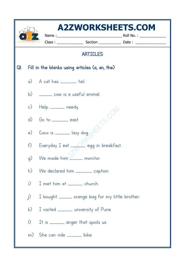 A2ZWorksheets:English-Grammar-Articles-08