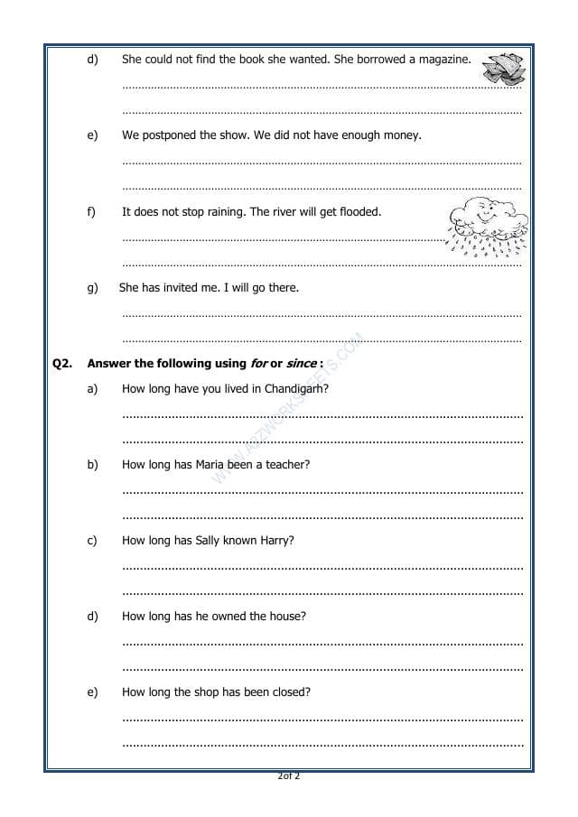 A2ZWorksheets:English-Grammar-Conjunctions - 03 (Exercise)