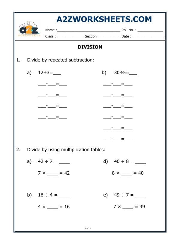 A2ZWorksheets:Maths-Division-Division-04