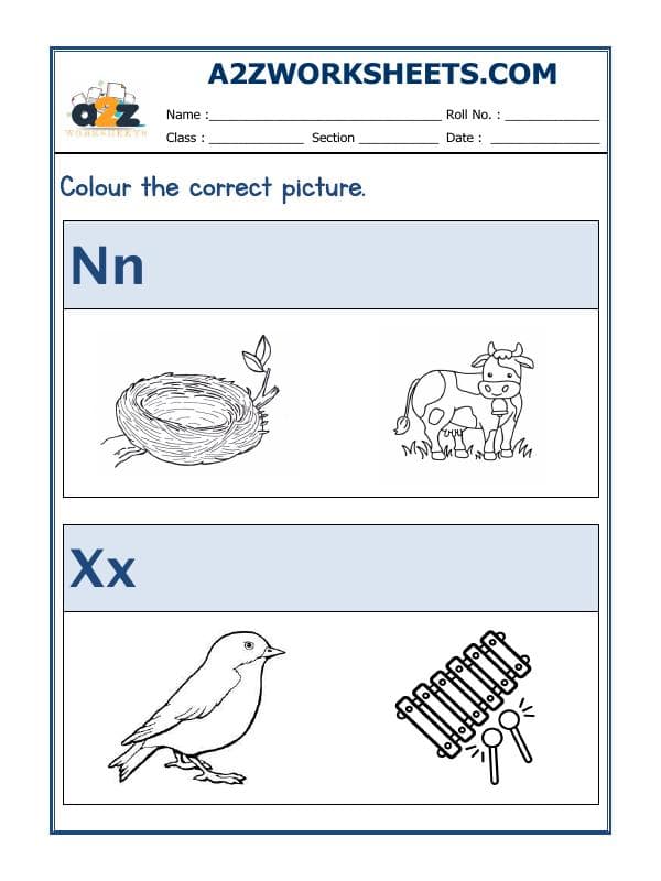 A2ZWorksheets:English-Alphabets-Alphabet Recognition-12