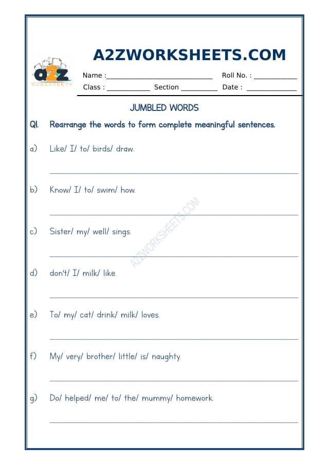 A2ZWorksheets:English-Grammar-Jumbled Words-02