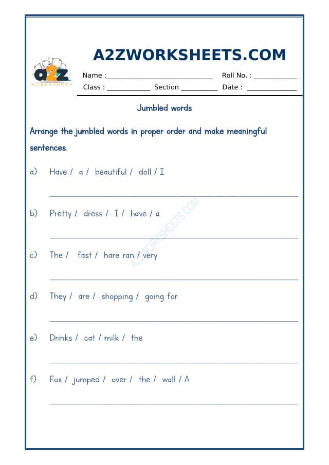 A2ZWorksheets:English-Grammar-Jumbled Words-05