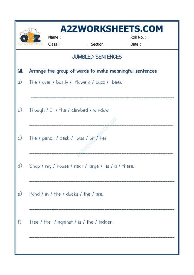 A2ZWorksheets:English-Grammar-Jumbled Words-07