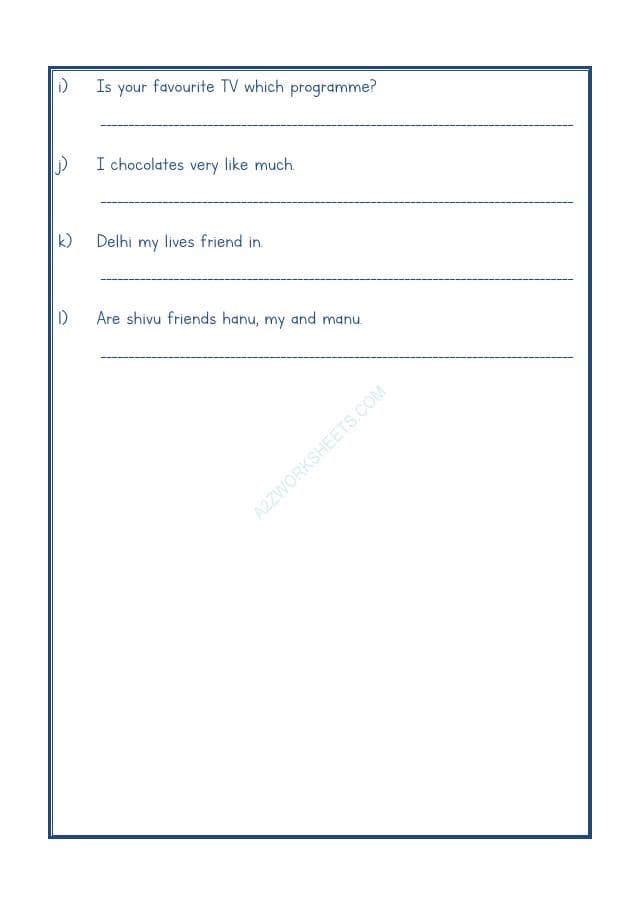 A2ZWorksheets:English-Grammar-Jumbled Words-10