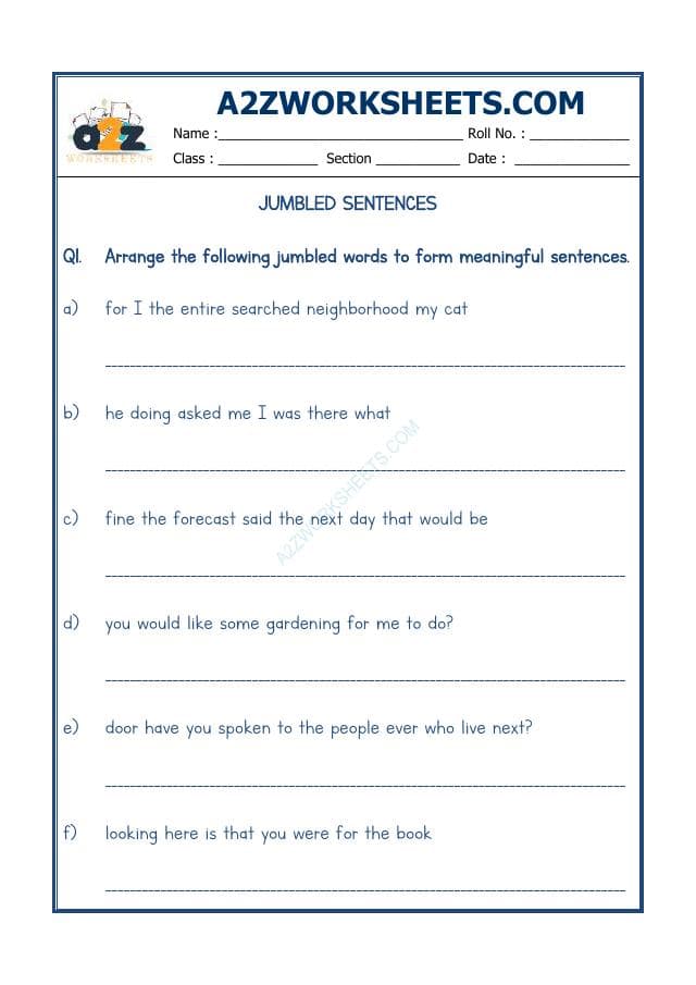 A2ZWorksheets:English-Grammar-Jumbled Words-03