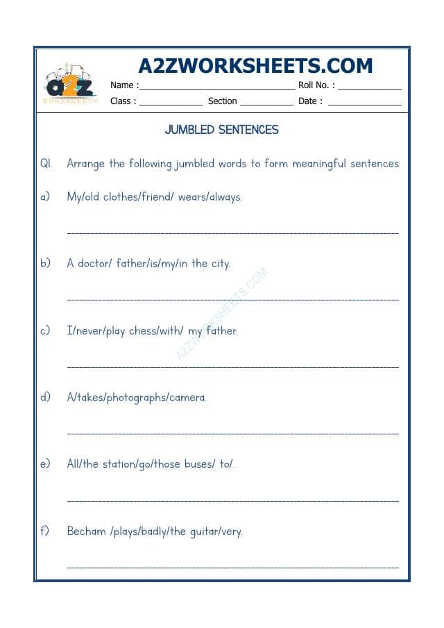 A2ZWorksheets:English-Grammar-Jumbled Words-05