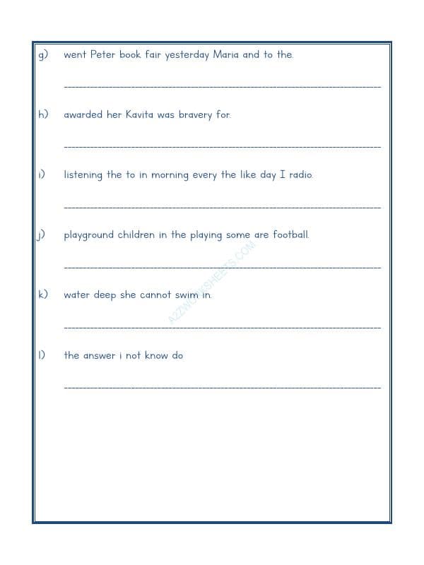 A2ZWorksheets:English-Grammar-Jumbled Words-07