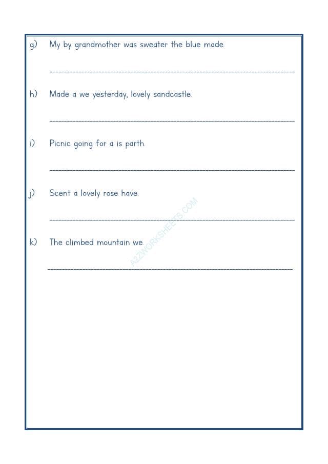A2ZWorksheets:English-Grammar-Jumbled Words-08