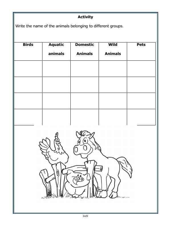 A2ZWorksheets:Science-Animals-Animals -02