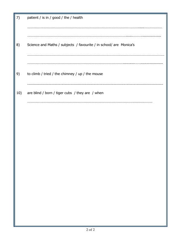 A2ZWorksheets:English-Grammar-Sentences-02