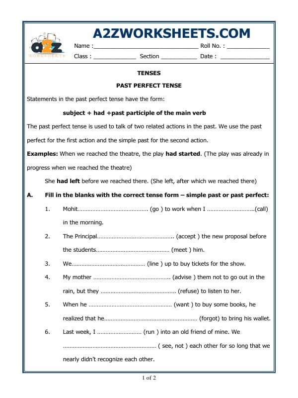 A2ZWorksheets:English-Grammar-Tenses-04