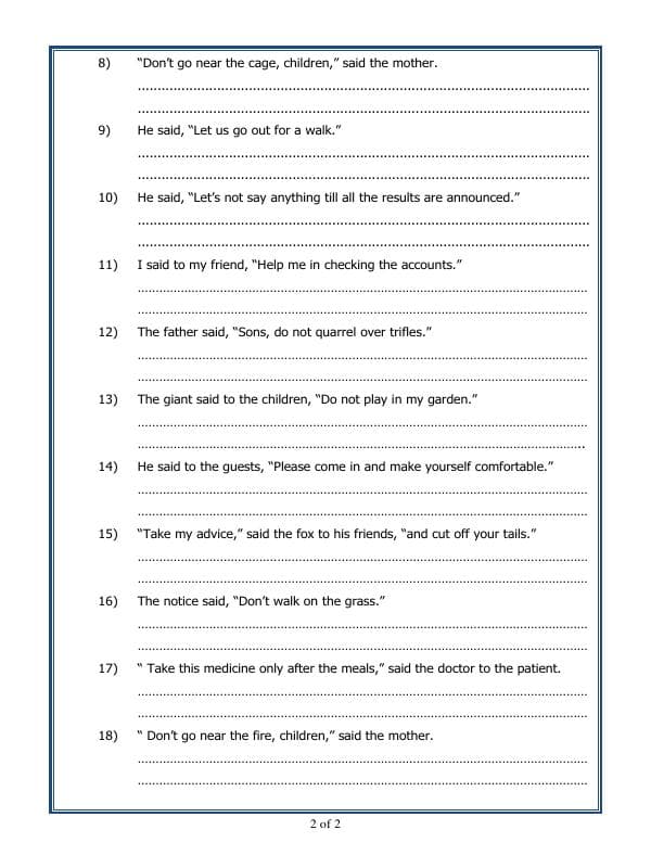 A2ZWorksheets:English-Grammar-Reported Speech-02
